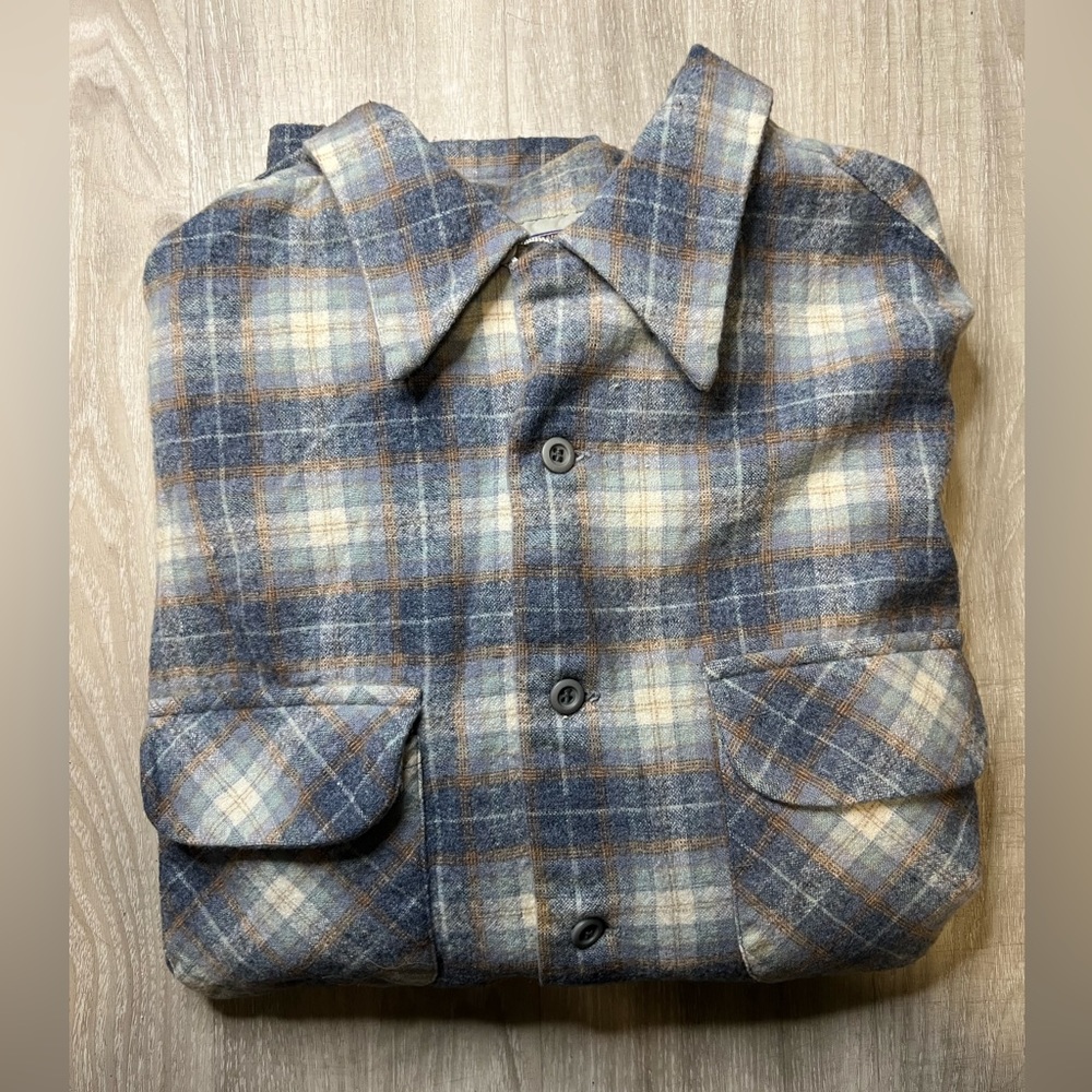 vintage pendleton flannel 100% wool women’s XL